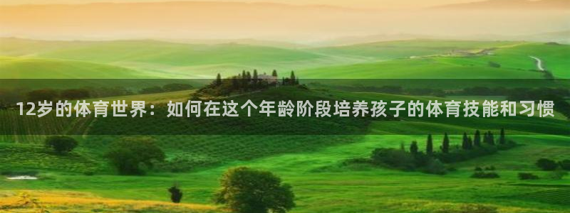 哪里能看五星体育：12岁的体育世界：如何在这个年龄阶段培养孩子的体育技能和习惯